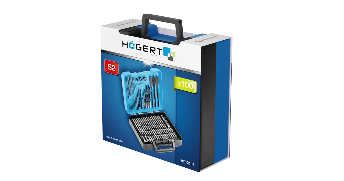Kép 2/2 - Szerszám Högert Fúró-Csavarhúzó készlet, 100db