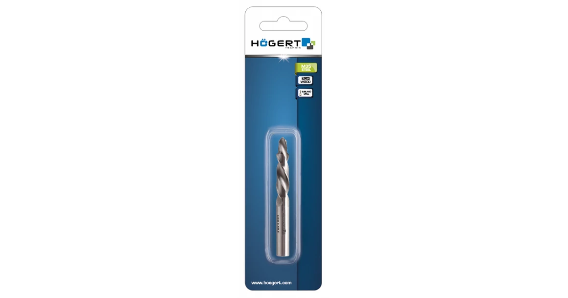 Kép 2/2 - Szerszám Högert Fúrószár univerzális,   6,5/9,5mm, 42/85mm, M35, Kobaltos