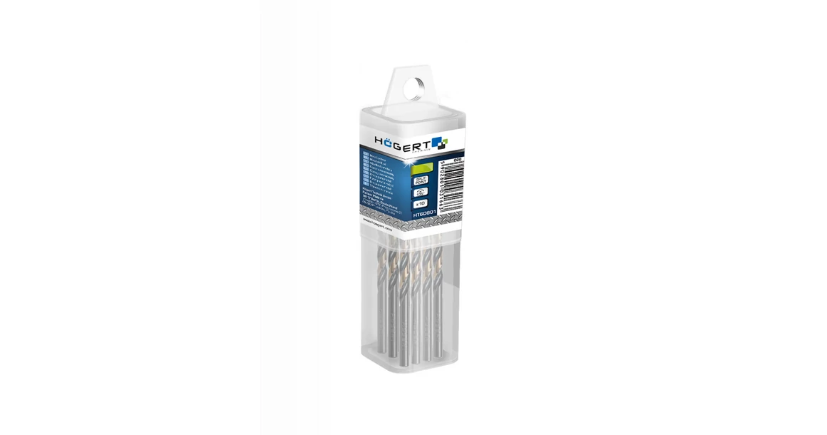 Kép 2/2 - Szerszám Högert Fúrószár fém,  1,2mm, DIN 338, 10db/csomag