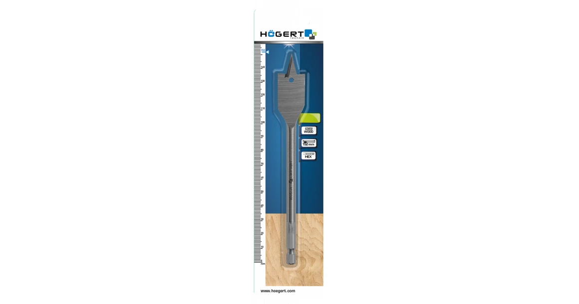 Kép 2/2 - Szerszám Högert Fúrószár Fa, lapfúró, 32*152mm