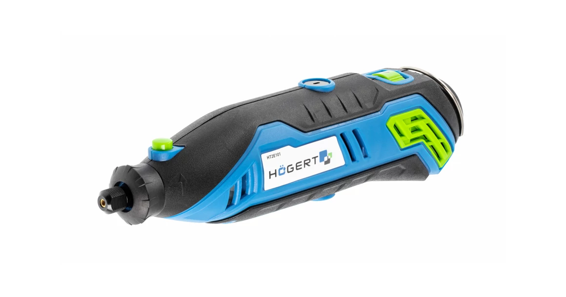 Kép 1/6 - Szerszám Högert Csiszológép,  130W, mini, gravírozó, 10000-32000 fordulat, 170 kiegészítővel