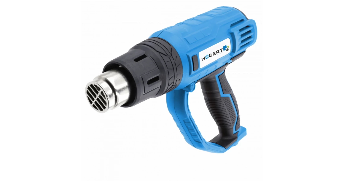 Kép 1/4 - Szerszám Högert Hőlégfúvó, 2000W, max 600°C, 4 terelő előtéttel