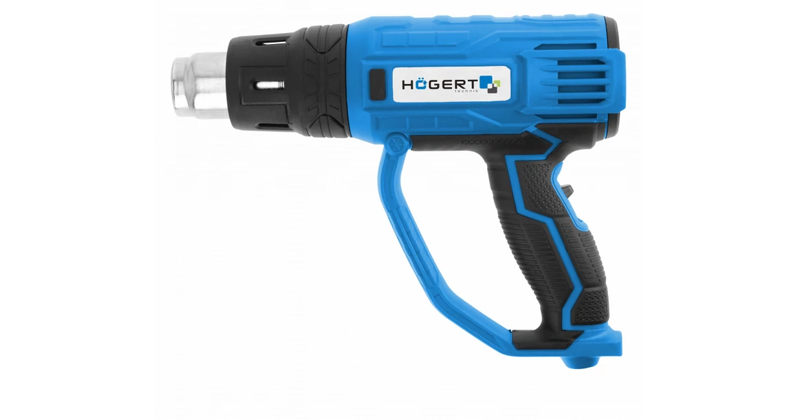 Kép 2/4 - Szerszám Högert Hőlégfúvó, 2000W, max 600°C, 4 terelő előtéttel