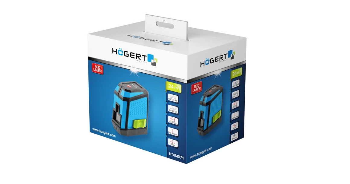 Kép 4/4 - Szerszám Högert Lézeres Szintező, piros, 12-24m