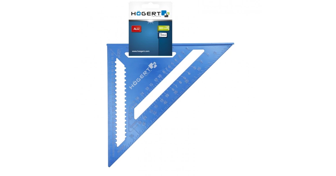 Kép 2/2 - Szerszám Högert Derékszög, alumínium, 300*300mm