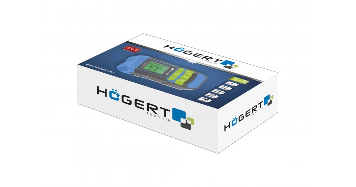 Kép 4/4 - Szerszám Högert Detektor vezetékekhez, higrométerrel