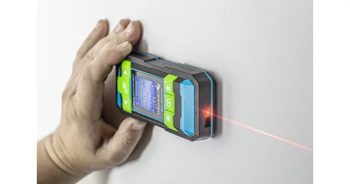 Kép 4/6 - Szerszám Högert Detektor vezetékekhez, távolságmérővel