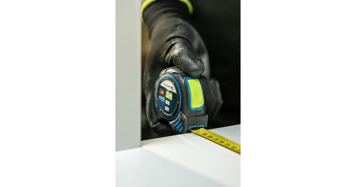 Kép 3/4 - Szerszám Högert Mérőszalag, 3m x 16mm, nejlon, mágneses, auto stop