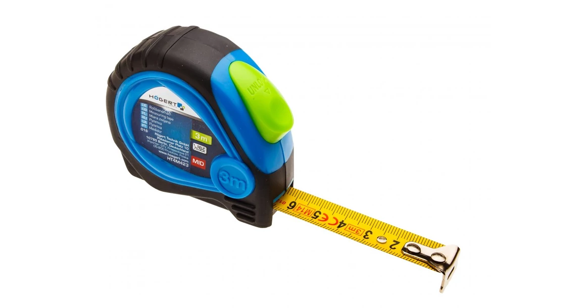 Kép 1/2 - Szerszám Högert Mérőszalag,  3fm, 16mm 423