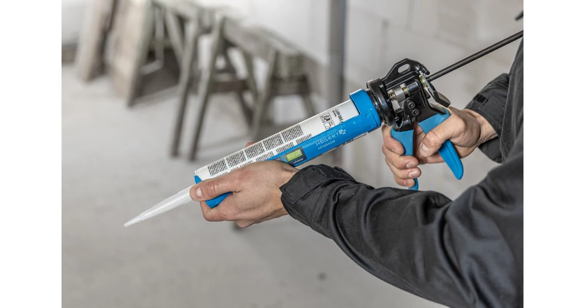 Kép 2/3 - Szerszám Högert Kinyomó pisztoly, fém 409