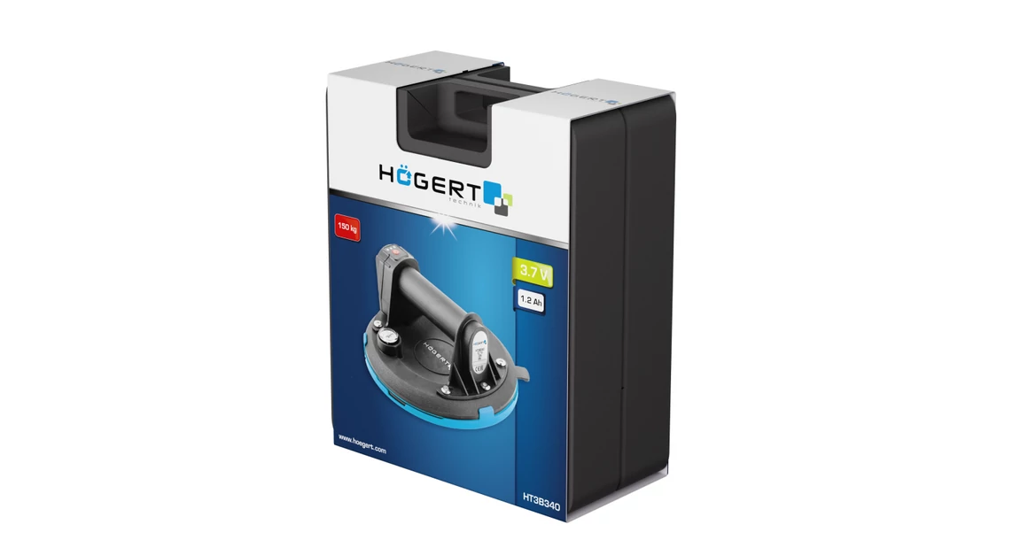 Kép 3/3 - Szerszám Högert tapadókorong akkus 1 db os, 200mm 150kg teherbírás