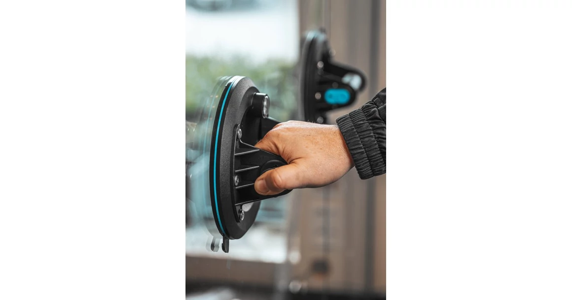 Kép 2/3 - Szerszám Högert tapadókorong, pumpás, 200mm 190kg teherbírás