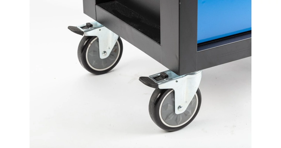 Kép 2/6 - Szerszám Högert Tároló, műhelyszekrény 6 fiókkal, 708*459*977mm