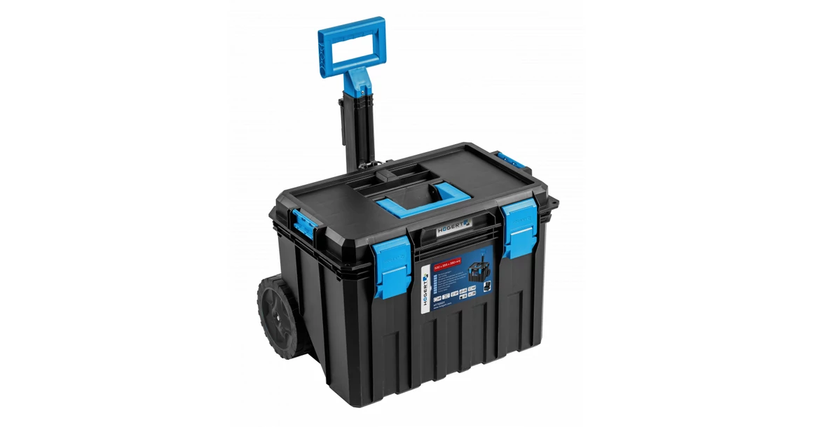 Kép 1/7 - Szerszám Högert Tároló Modular Toolbox koffer kerekes,  50kg teherbírás