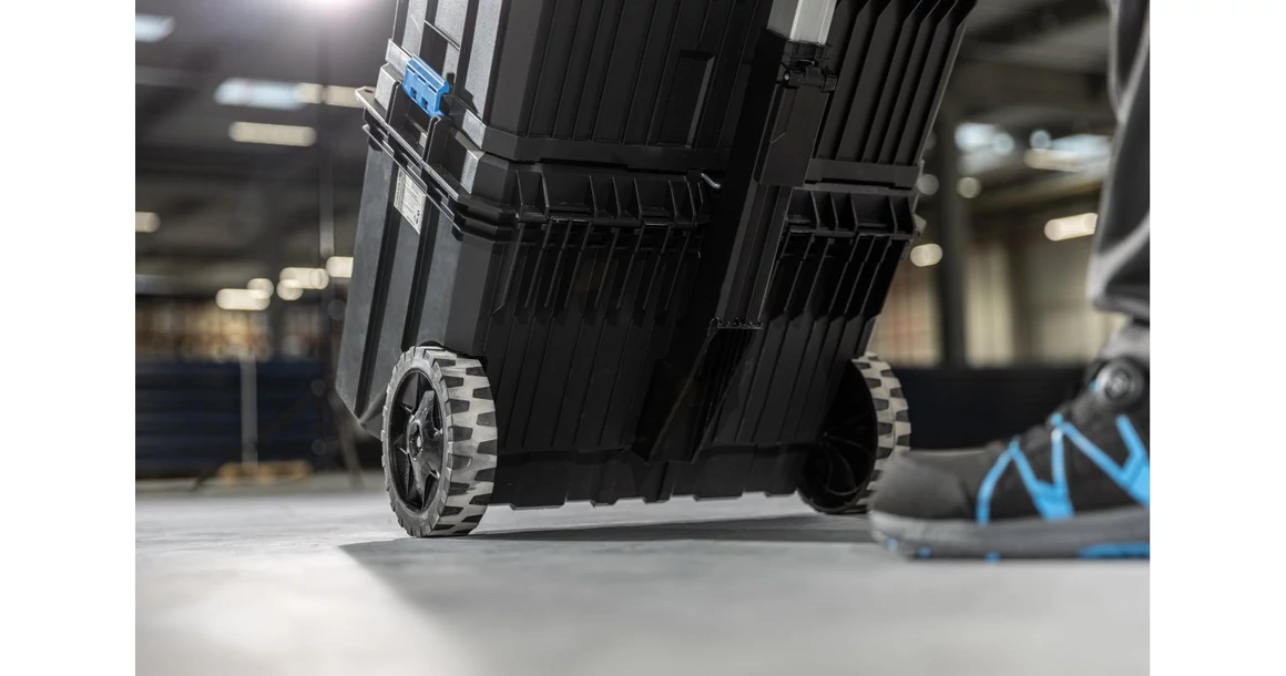 Kép 6/7 - Szerszám Högert Tároló Modular Toolbox koffer kerekes,  50kg teherbírás