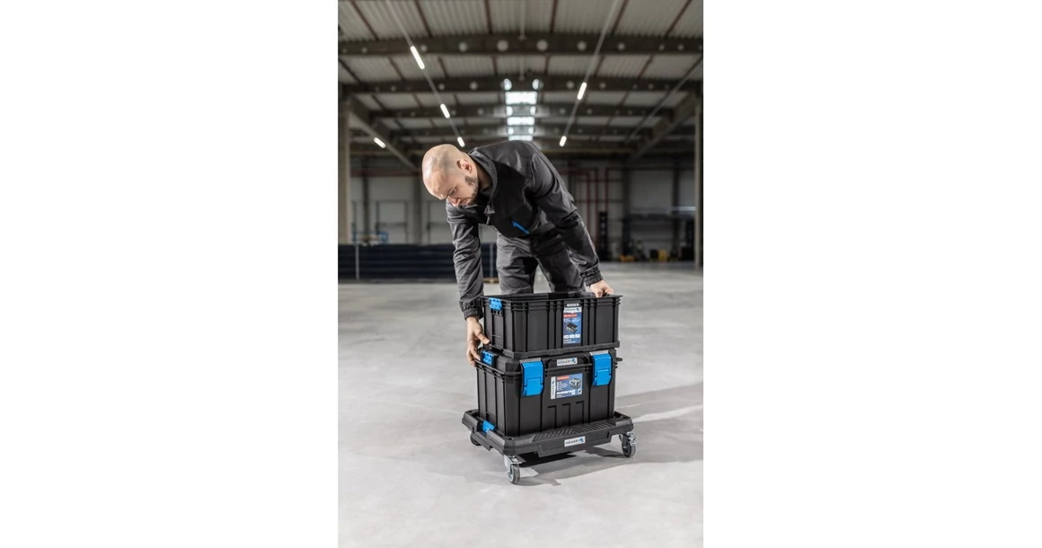 Kép 3/4 - Szerszám Högert Tároló Modular Toolbox kerekes platform,  150kg teherbírás