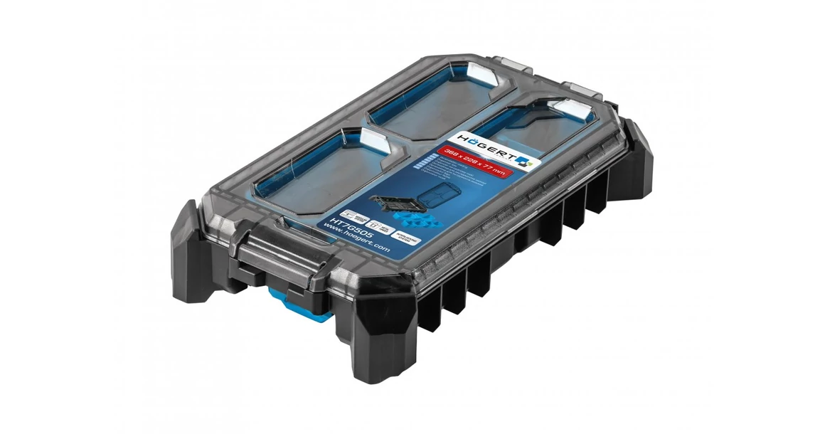Kép 1/4 - Szerszám Högert Tároló Modular Toolbox rendszerező keskeny, alacsony, 505