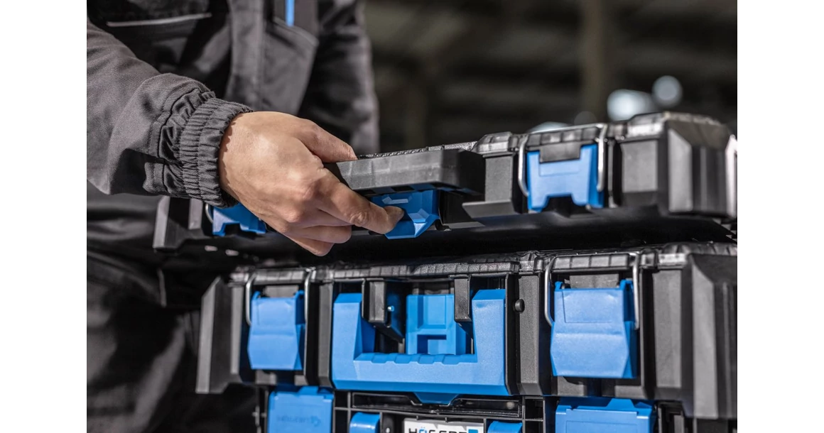Kép 2/5 - Szerszám Högert Tároló Modular Toolbox rendszerező széles, alacsony, 507
