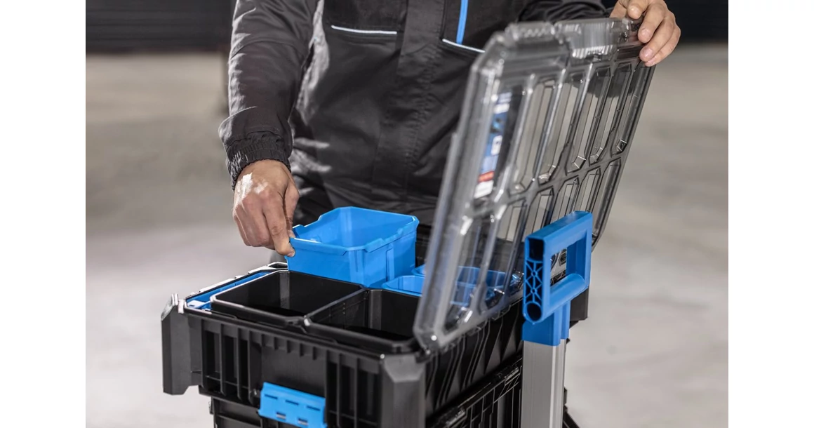 Kép 2/5 - Szerszám Högert Tároló Modular Toolbox rendszerező széles, magas, 508