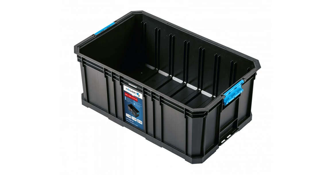 Kép 1/4 - Szerszám Högert Tároló Modular Toolbox láda magas, fedél nélkül,  50kg teherbírás