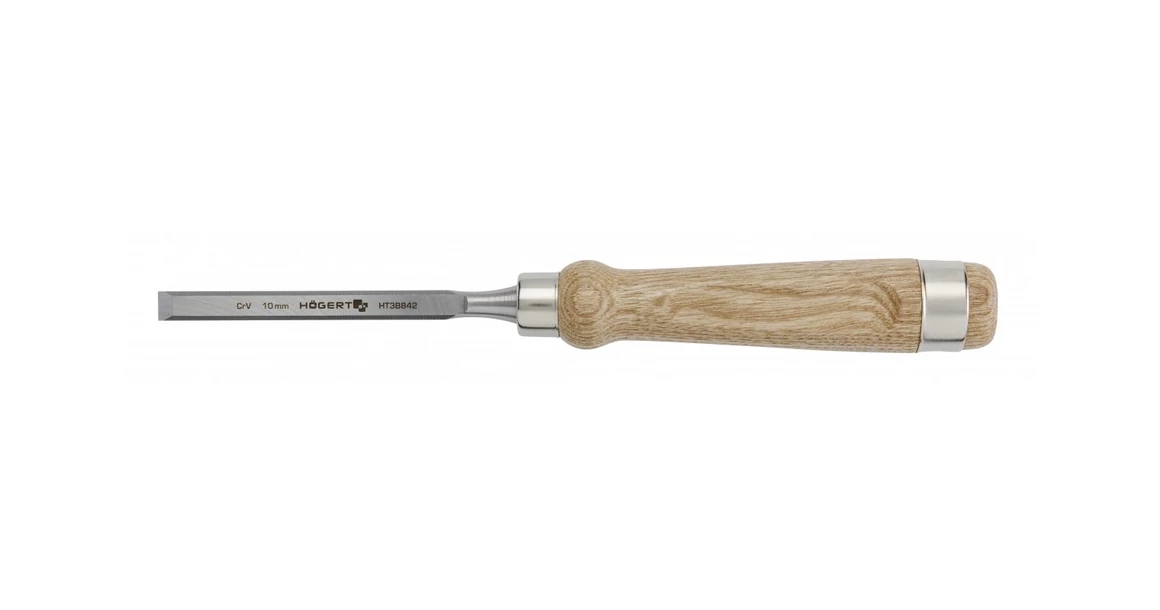 Kép 1/2 - Szerszám Högert Véső fa, 10mm, CrV, DIN 5139