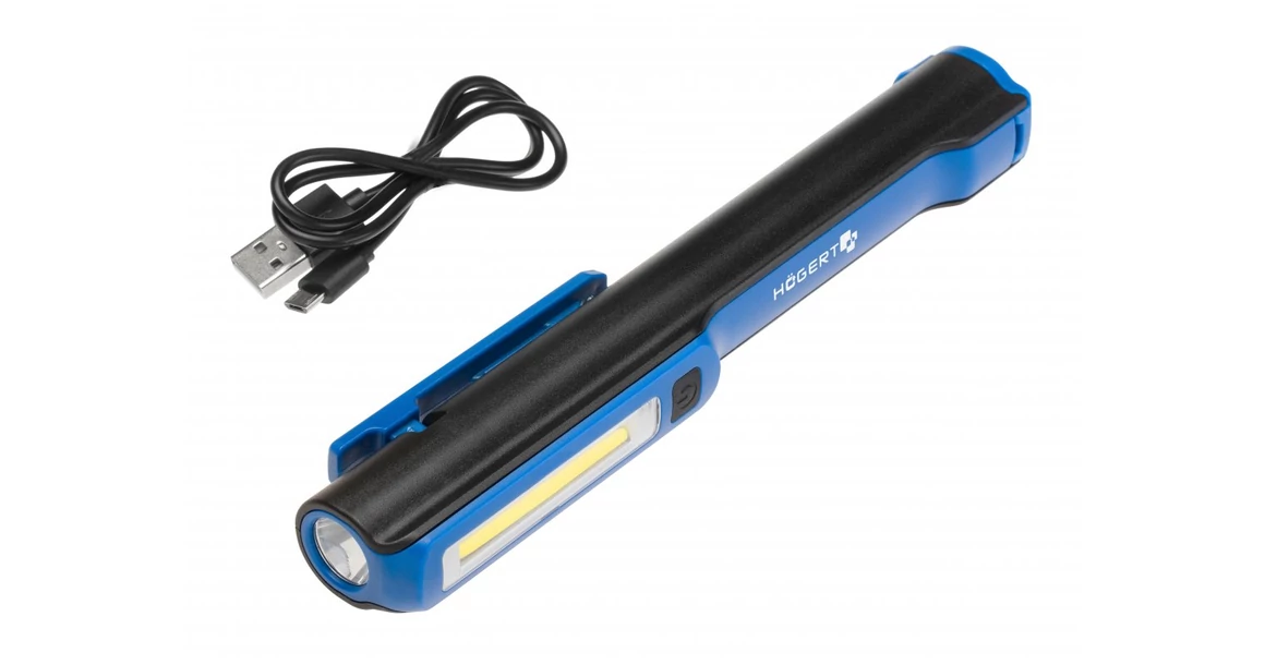 Kép 1/2 - Szerszám Högert Lámpa COB 3W, mágneses, akkumulátoros