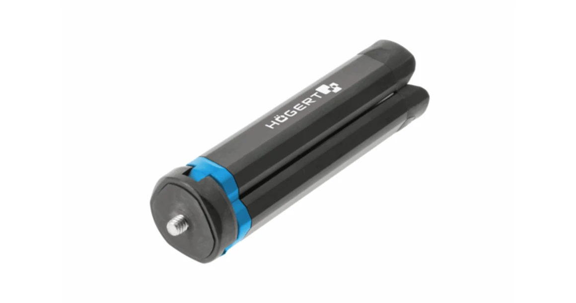 Kép 2/3 - Szerszám Högert Lámpa, 90mm,  tripod állvány, 1/4", ALU + TPE