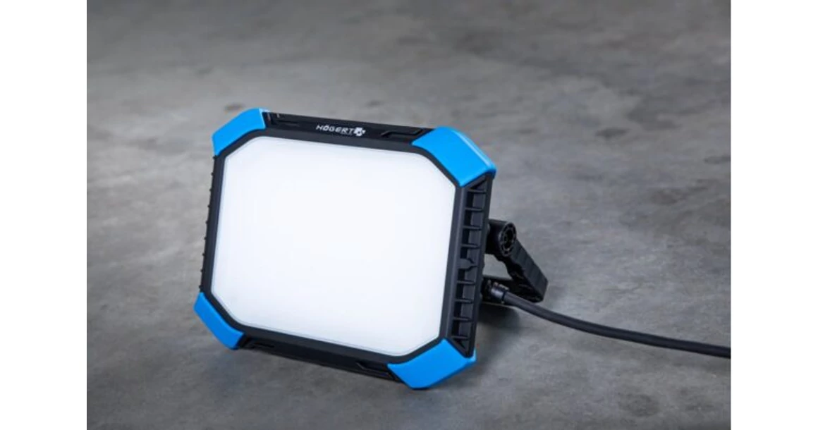 Kép 2/3 - Szerszám Högert Lámpa, SMD LED, hordozható munkalámpa, 4500lm, IP54-IK09, 240V, 5m kábel