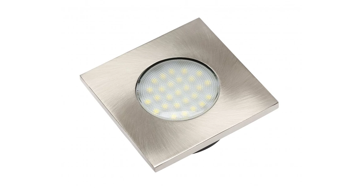 Kép 1/3 - LED Lámpatest, MARBELLA 3-as szett, meleg fehér, 69*69mm, 12V, 80lm, 4,5W, kábellel, csatlakozóval