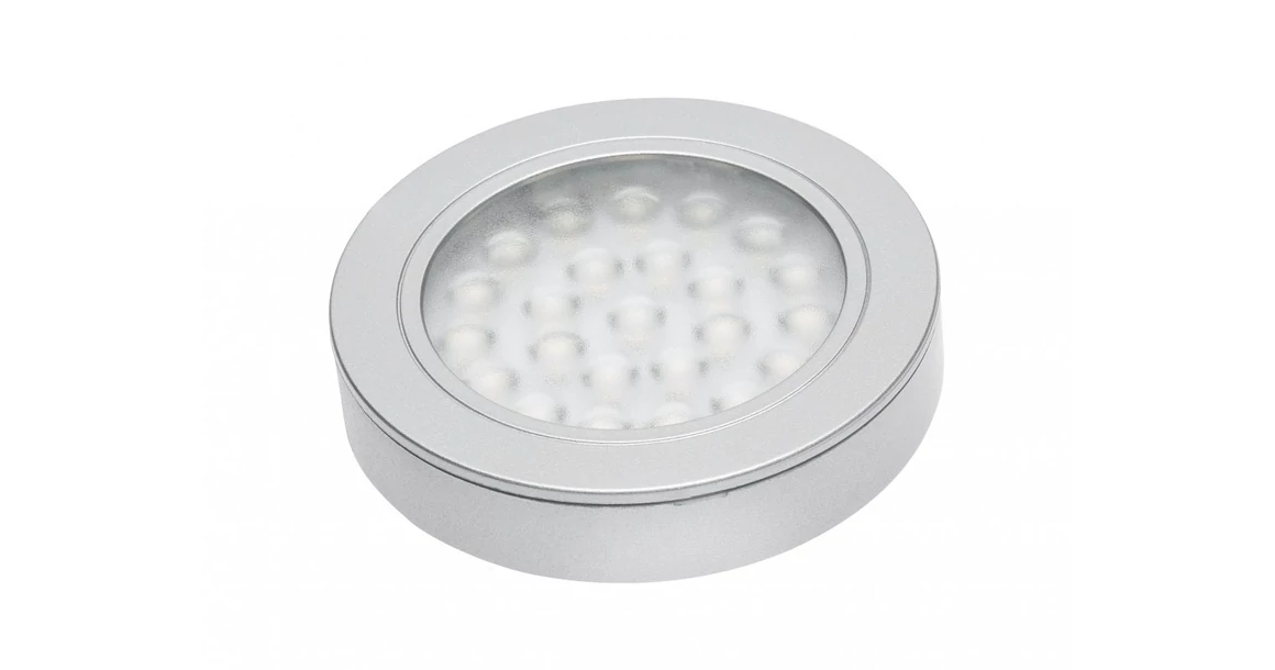Kép 1/5 - LED Lámpatest, VASCO, meleg fehér, 64mm, felületre szerelhető / süllyesztett, 12V, 130lm, 1,7W, kábellel, csatlakozóval