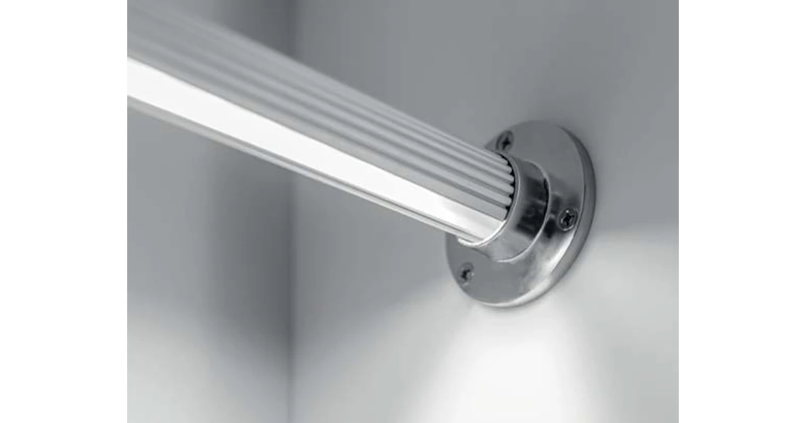 Kép 6/9 - LED Profil végzáró, GLAXDR, mándlirúdhoz, 10 db/csomag, szürke