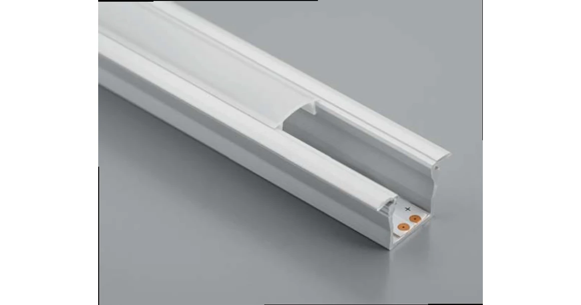 Kép 2/2 - LED Profil takaró, opál, GLAXMIC, 2fm