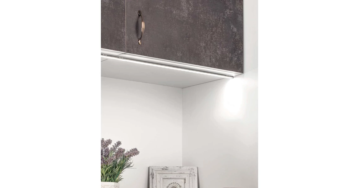 Kép 3/3 - LED Profil takaró, opál, GLAXM, 2fm, négyszög alakú