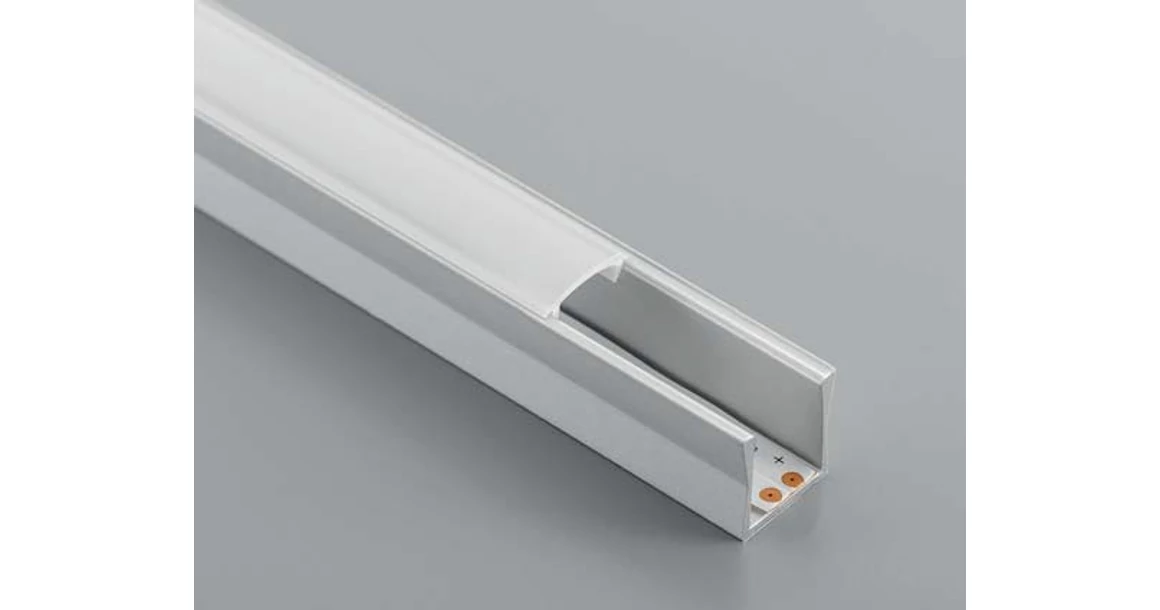 Kép 4/5 - LED Profil végzáró, GLAXMNKW mini magashoz, 10 db/csomag, szürke
