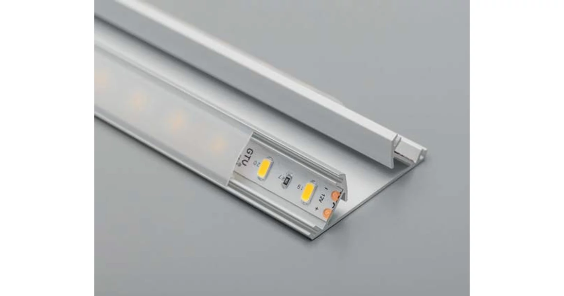 Kép 5/6 - LED profil, élre rögzíthető, GLAXNBD, 16mm laphoz, 3fm, alu elox