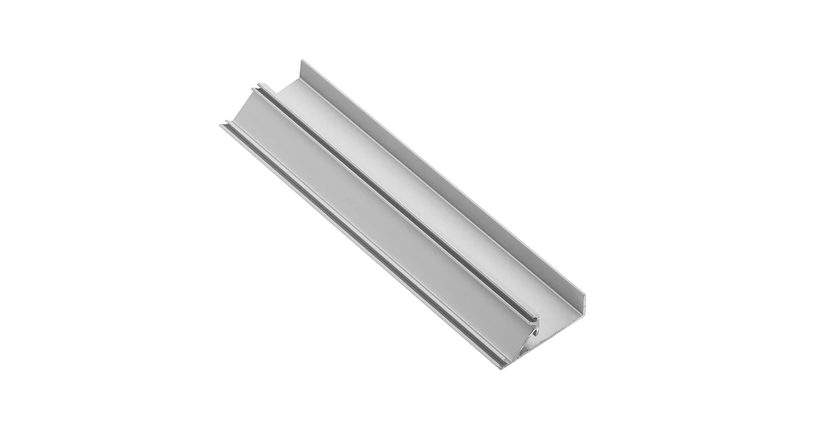 Kép 1/6 - LED profil, élre rögzíthető, GLAXNBJW, 16mm laphoz, 3fm, alu elox