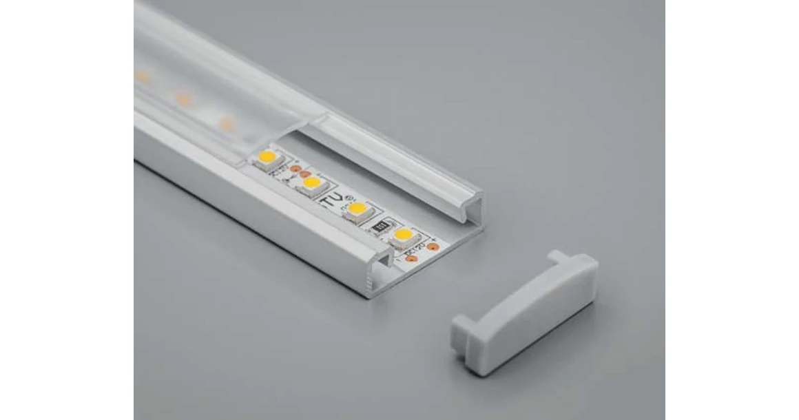 Kép 4/5 - LED profil, csavarozható, GLAXNK, 2m, alu elox