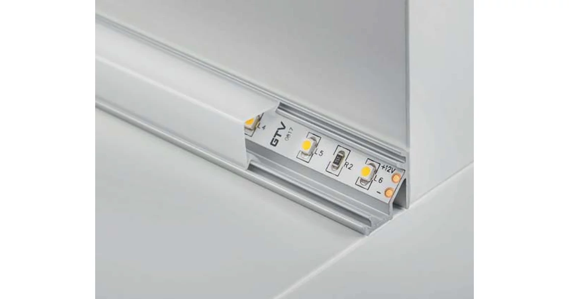 Kép 5/6 - LED profil, csavarozható, GLAXNKKT sarokprofil, 2fm, alu elox