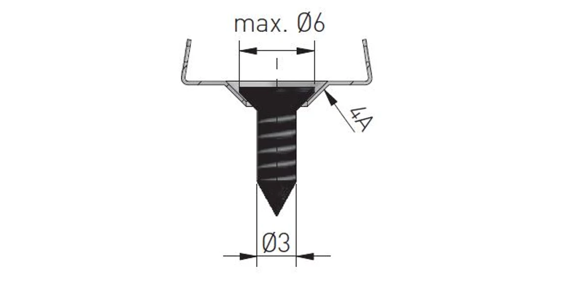 Kép 5/9 - LED profil, csavarozható, GLAXRAD, 2fm, alu elox