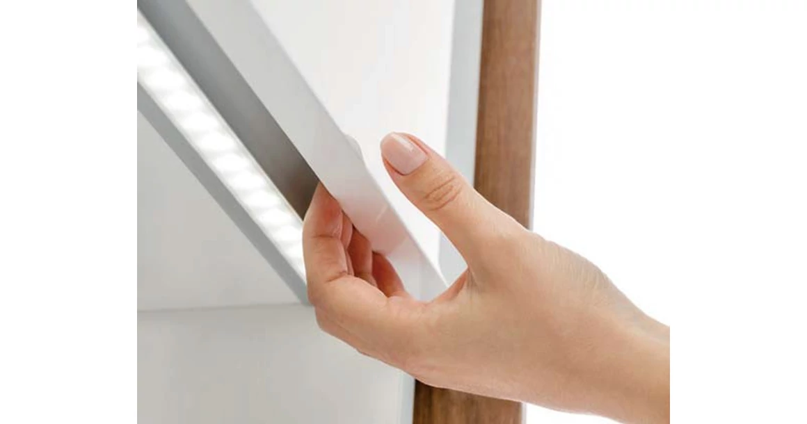 Kép 6/6 - LED profil, élre rögzíthető, GLAXWN, 2m, 18mm laphoz, alu elox