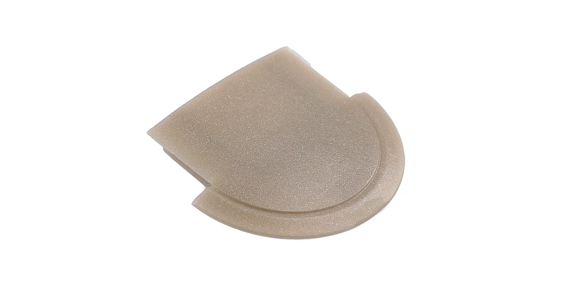 Kép 1/4 - LED Profil végzáró, GLAX, 10 db/csomag, pezsgő