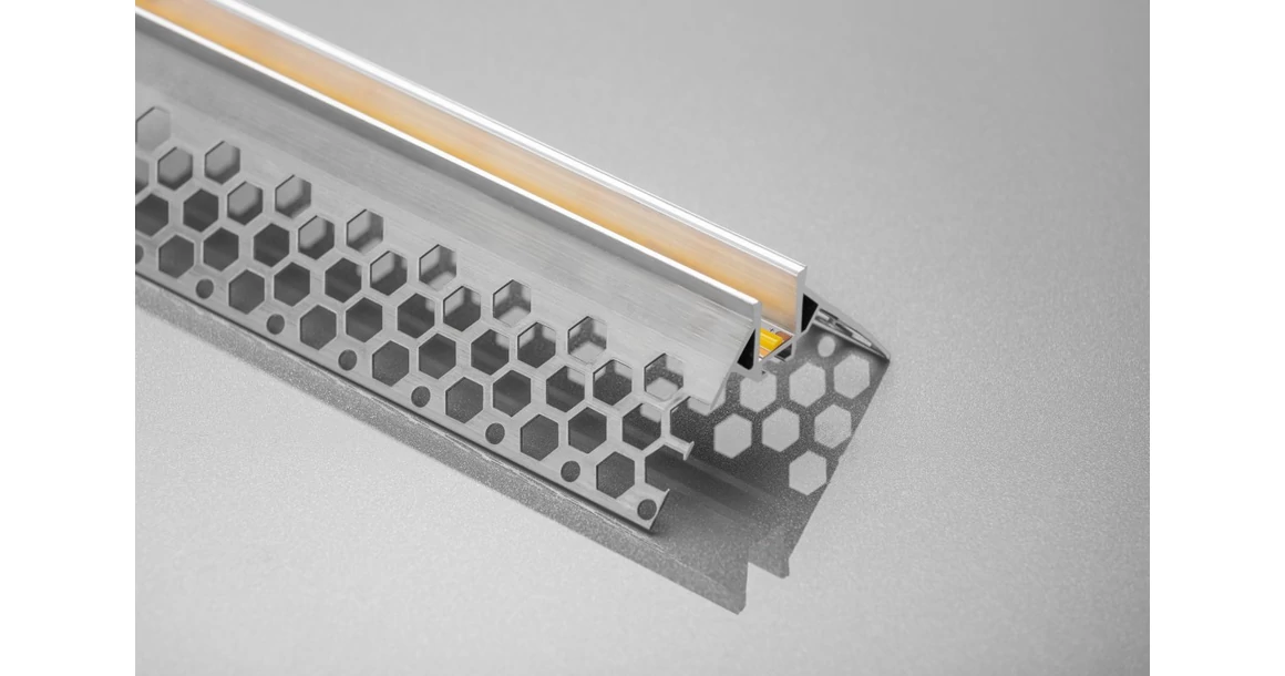 Kép 3/6 - LED Profil gipszkartonhoz, GLAXGKZK, 3fm, alu elox