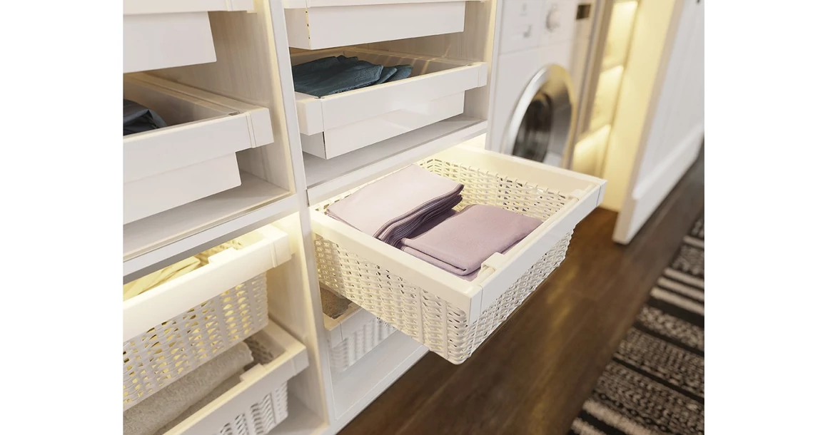 Kép 5/6 - LED Profil GLAXMNBJW, polc élre rögzíthető, döntött, 18mm bútorlaphoz, 3fm, alu elox