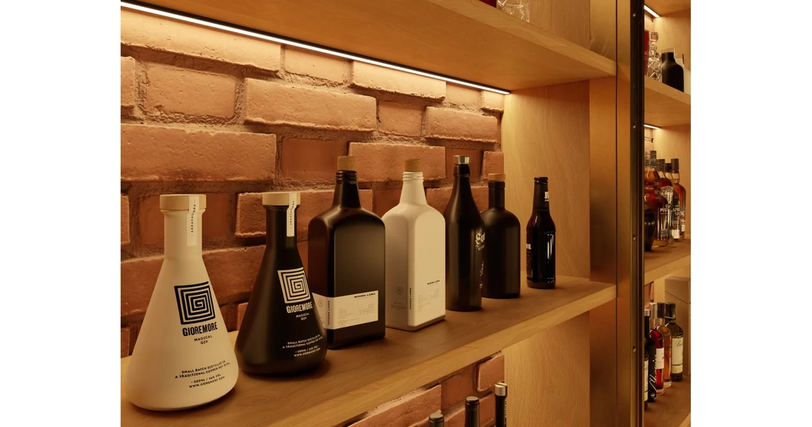 Kép 3/3 - LED Profil takaró GLAX 2 m, fekete