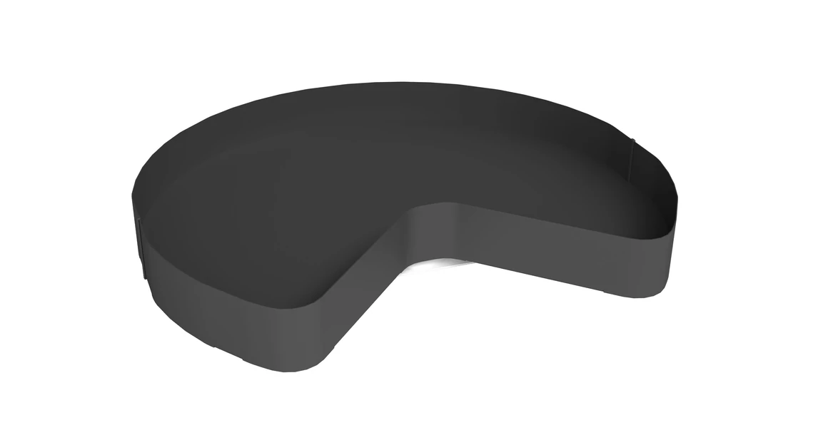 Kép 1/2 - Konyhai fémrács, sarokszekrénybe, 3/4 kör kosár, 700mm átmérő, 350mm ajtókhoz, Sige PRO LINE 363