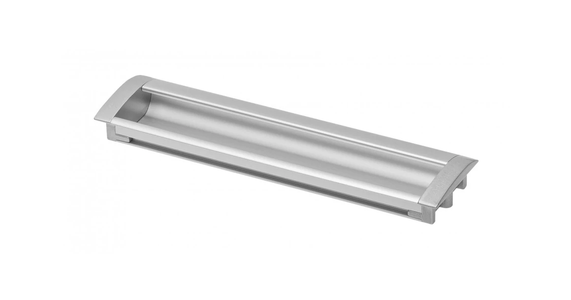 Kép 1/2 - Fogantyú alumínium, bemarható, 160mm, UA-326, alu elox