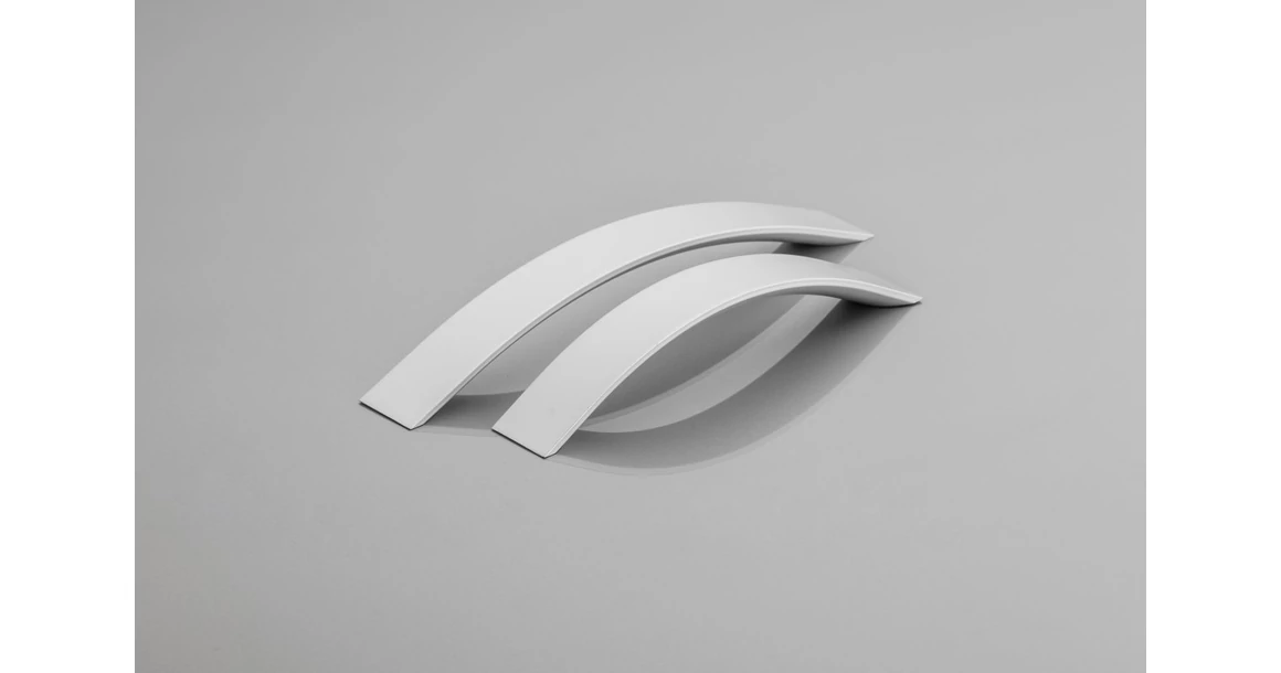 Kép 2/3 - Fogantyú alumínium,  128mm, UA-338, alu elox