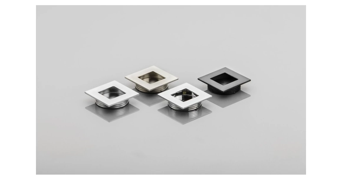 Kép 2/4 - Fogantyú fém, bemarható, 40mm, matt króm