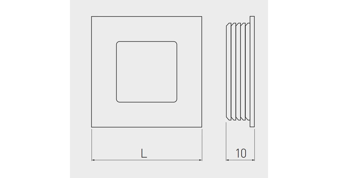 Kép 4/4 - Fogantyú fém, bemarható, 40mm, matt króm