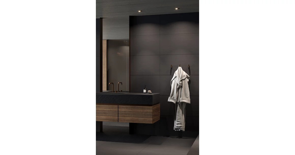 Kép 4/6 - Fogas Viefe CASEY alumínium, texturált fekete láva - matt fekete EI